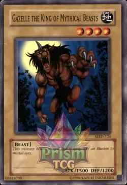 Gazelle the King of Mythical Beasts MRD-124 Yugioh - Image 1