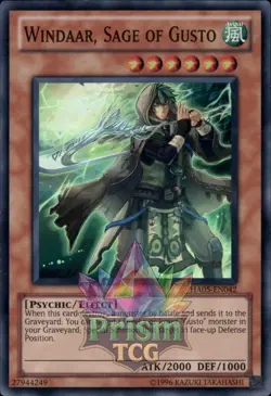 Windaar, Sage of Gusto super rare HA05-EN042 Yugioh - Image 1