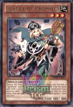 Justice of Prophecy rare ABYR-EN023 Yugioh - Image 1