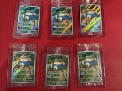lot of 6 Pokemon TCG Snorlax 051 SV Scarlet & Violet 151 Promo Card Sealed - Image 1
