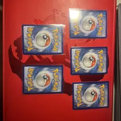 5 Pokemon Card Lot - Mew Ex, Char. Gx, Mewtwo Gx, Thundurus EX, & Radiant Char. - Image 2
