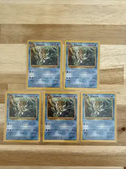 5 Omastar #40/62 Fossil Unlimited Pokemon TCG LP - Image 1