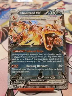 Pokemon Charizard EX 125/197 Holo Excelent Near Mint - Image 1