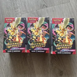 Pokemon TCG Ascended Heroes Booster Bundle Brand New and Sealed x3 - Image 1