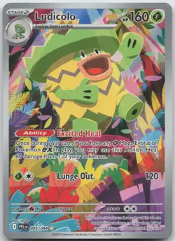 Ludicolo 095/094 Illustration Rare Phantasmal Flames Pokemon NM/M - Image 1