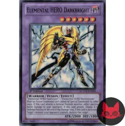 Yugioh Elemental HERO Darkbright LCGX-EN063 Super Rare 1st Edition NM - Image 1