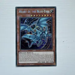 Yugioh Heart Of The Blue-Eyes ROTA-EN004 Secret Rare 1st Edition - Image 1