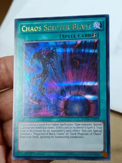 Chaos Scepter Blast DUSA-EN025 Ultra Rare 1st LP - Image 2