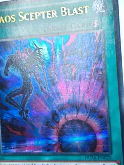 Chaos Scepter Blast DUSA-EN025 Ultra Rare 1st LP - Image 4