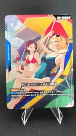 Moment Of Rest U+ GD04-102 Gundam TCG Phantom Aria - Image 2