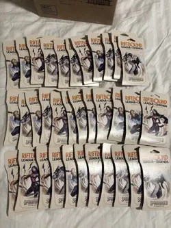 Lot Of 37 Union Arena Solo Leveling And Lot Of 34 Riftbound Spiritforged Packs - Image 3