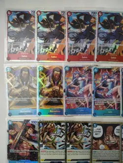 2 Graded Mint + 30 One Piece Card Lot LP-NM Condition English - Image 3