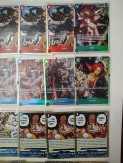 2 Graded Mint + 30 One Piece Card Lot LP-NM Condition English - Image 4
