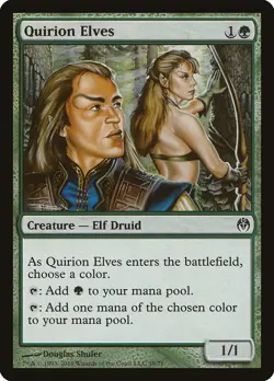 Quirion Elves Phyrexia vs. The Coalition NM Green Common MAGIC CARD ABUGames - Image 1