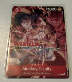 Monkey.D.Luffy - P-006 (Winner Pack Vol. 1) P-006 One Piece Promotion Cards - Image 1