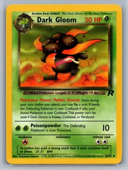 Dark Gloom Team Rocket #36/82 Uncommon Pokemon Card - Image 1