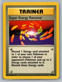 Super Potion Base Set #090/102 Uncommon Pokemon Card - Image 1