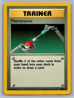 Maintenance Base Set #083/102 Uncommon Pokemon Card - Image 1