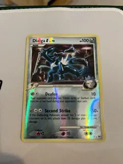 Pokemon Card Dialga G 7/127 Reverse Holo Rare Platinum - Image 1