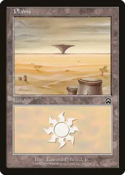 Plains (334) Mercadian Masques NM Basic Land MAGIC THE GATHERING CARD ABUGames - Image 1