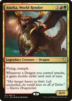 Atarka, World Render Commander 2017 PLD Red Green Rare MAGIC CARD ABUGames - Image 1