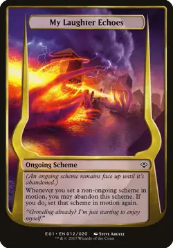 My Laughter Echoes Archenemy: Nicol Bolas NM Common MAGIC MTG CARD ABUGames - Image 1