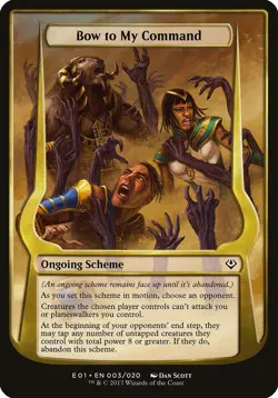 Bow to My Command Archenemy: Nicol Bolas NM Common MAGIC MTG CARD ABUGames - Image 1