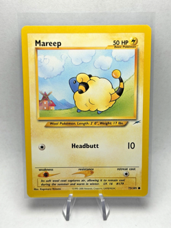 Mareep 75/105 Neo Destiny - Common Pokemon Card - LP - Image 1