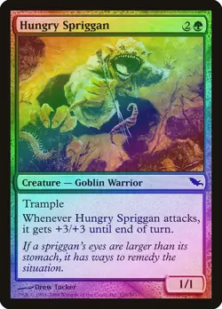 Hungry Spriggan FOIL Shadowmoor NM Green Common MAGIC GATHERING CARD ABUGames - Image 1