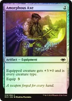 Amorphous Axe FOIL Modern Horizons NM Artifact Common MAGIC MTG CARD ABUGames - Image 1