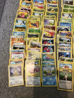 Vintage WOTC Pokemon Non Holo Lot Rare Base Fossil Jungle 100+ Card Lot - Image 2