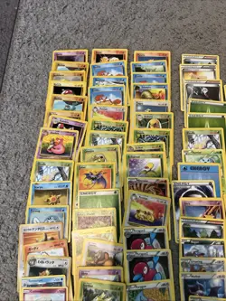 Vintage WOTC Pokemon Non Holo Lot Rare Base Fossil Jungle 100+ Card Lot - Image 3