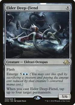 Elder Deep-Fiend Eldritch Moon NM Rare MAGIC THE GATHERING MTG CARD ABUGames - Image 1