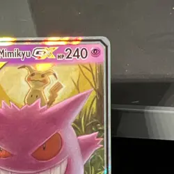 Pokemon Gengar & Mimikyu GX TAG TEAM Holo 53/181 Team Up Card - Image 2