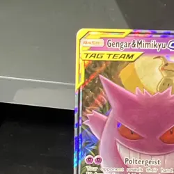 Pokemon Gengar & Mimikyu GX TAG TEAM Holo 53/181 Team Up Card - Image 5