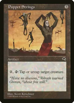 Puppet Strings Tempest NM Artifact Uncommon MAGIC THE GATHERING CARD ABUGames - Image 1