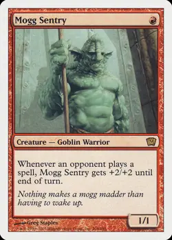 Mogg Sentry 9th Edition NM Red Rare MAGIC THE GATHERING MTG CARD ABUGames - Image 1