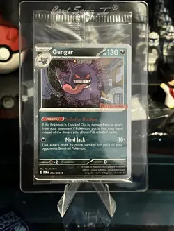 Pokemon Gengar GameStop Exclusive Cosmo Holo Promo Card 050/088 2026 - Image 1