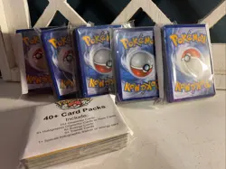 Pokemon Card Mystery Pack 40 Cards X 6 Lot - 240 cards total - Image 1