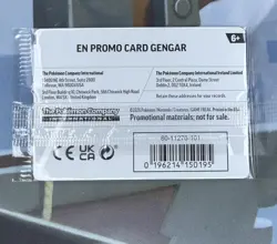 Pokemon Gengar GameStop Exclusive Cosmo Holo Promo Card 050/088 2026 - Image 3