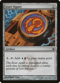 Izzet Signet Izzet vs. Golgari NM Artifact Common MAGIC MTG CARD ABUGames - Image 1