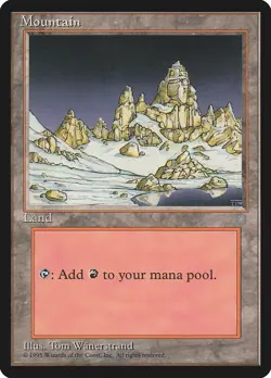 Mountain (C) Ice Age NM Basic Land MAGIC THE GATHERING MTG CARD ABUGames - Image 1