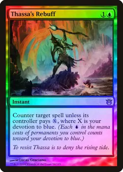 Thassa's Rebuff FOIL Born of the Gods PLD Blue Uncommon MAGIC CARD ABUGames - Image 1