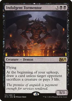Indulgent Tormentor Magic 2015 / M15 NM Black Rare MAGIC MTG CARD ABUGames - Image 1
