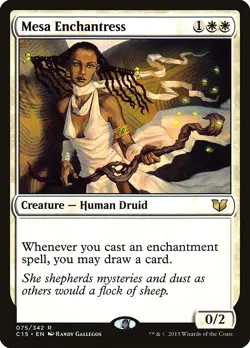 Mesa Enchantress Commander 2015 NM White Rare MAGIC GATHERING CARD ABUGames - Image 1