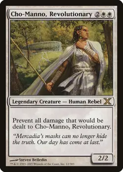 Cho-Manno, Revolutionary 10th Edition NM White Rare MAGIC MTG CARD ABUGames - Image 1