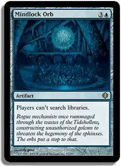 Mindlock Orb Shards of Alara NM Artifact Blue Rare MAGIC MTG CARD ABUGames - Image 1