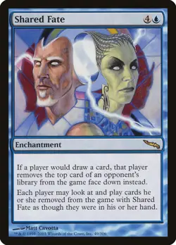Shared Fate Mirrodin NM Blue Rare MAGIC THE GATHERING MTG CARD ABUGames - Image 1