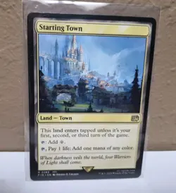 Starting Town Final Fantasy Regular Land Magic The Gathering MTG Rare - Image 1