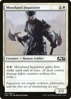 Moorland Inquisitor 031/280 M20 Core Set 2020 MTG Magic The Gathering Mint - Image 4